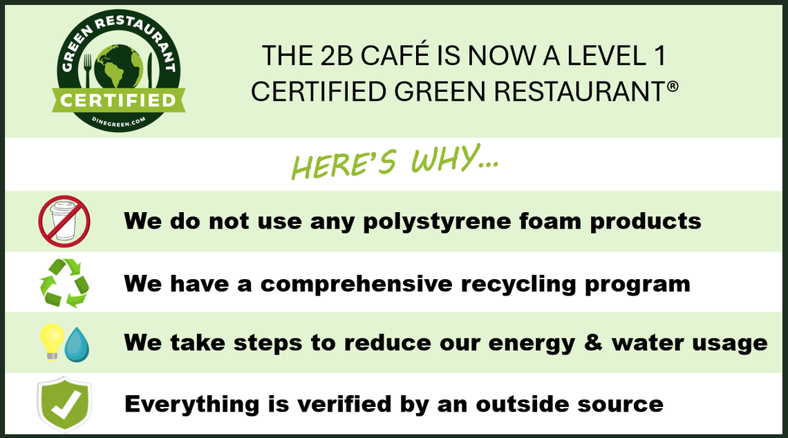 EMA 2B Cafe is now Level 1 certified green Restaurant.png