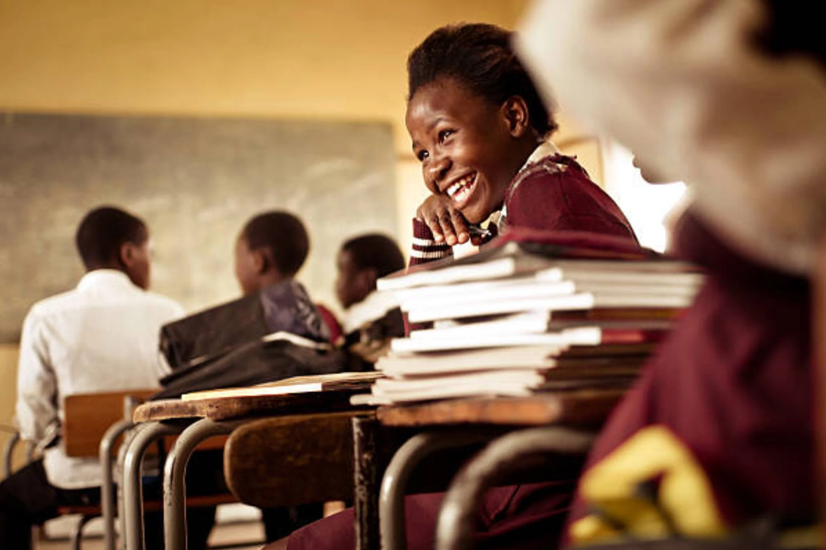 girl smiling