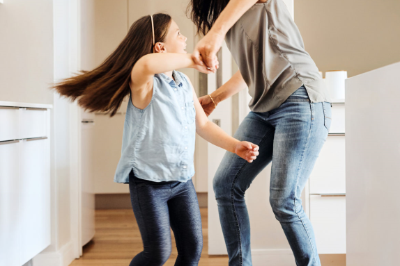 mom dancing